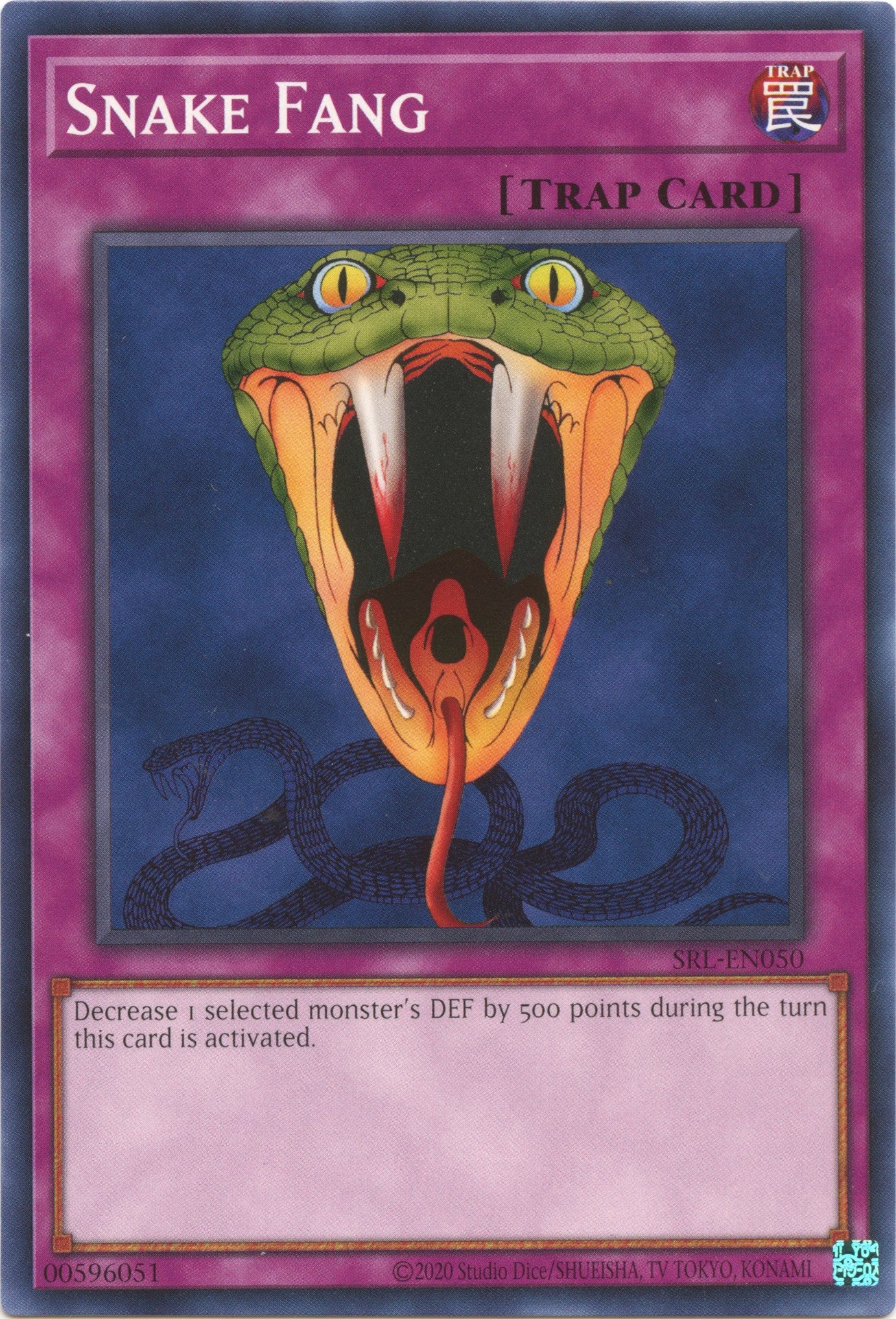 Snake Fang (25th Anniversary) [SRL-EN050] Common | Shuffle n Cut Hobbies & Games