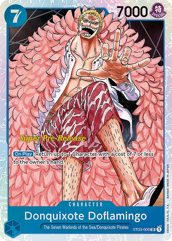 Donquixote Doflamingo [Super Pre-Release Starter Deck: The Seven Warlords of the Sea] | Shuffle n Cut Hobbies & Games
