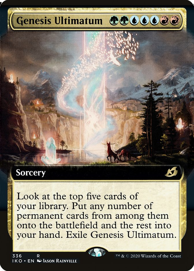 Genesis Ultimatum (Extended Art) [Ikoria: Lair of Behemoths] | Shuffle n Cut Hobbies & Games