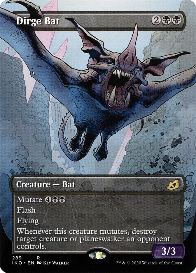 Dirge Bat (Showcase) [Ikoria: Lair of Behemoths] | Shuffle n Cut Hobbies & Games