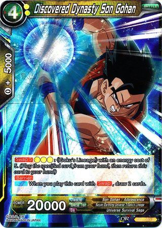 Discovered Dynasty Son Gohan [BT4-083] | Shuffle n Cut Hobbies & Games