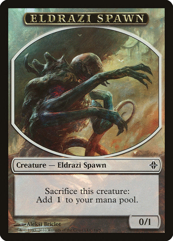 Eldrazi Spawn Token (1a/5) [Rise of the Eldrazi Tokens] | Shuffle n Cut Hobbies & Games