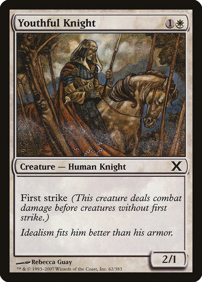 Youthful Knight [Tenth Edition] | Shuffle n Cut Hobbies & Games