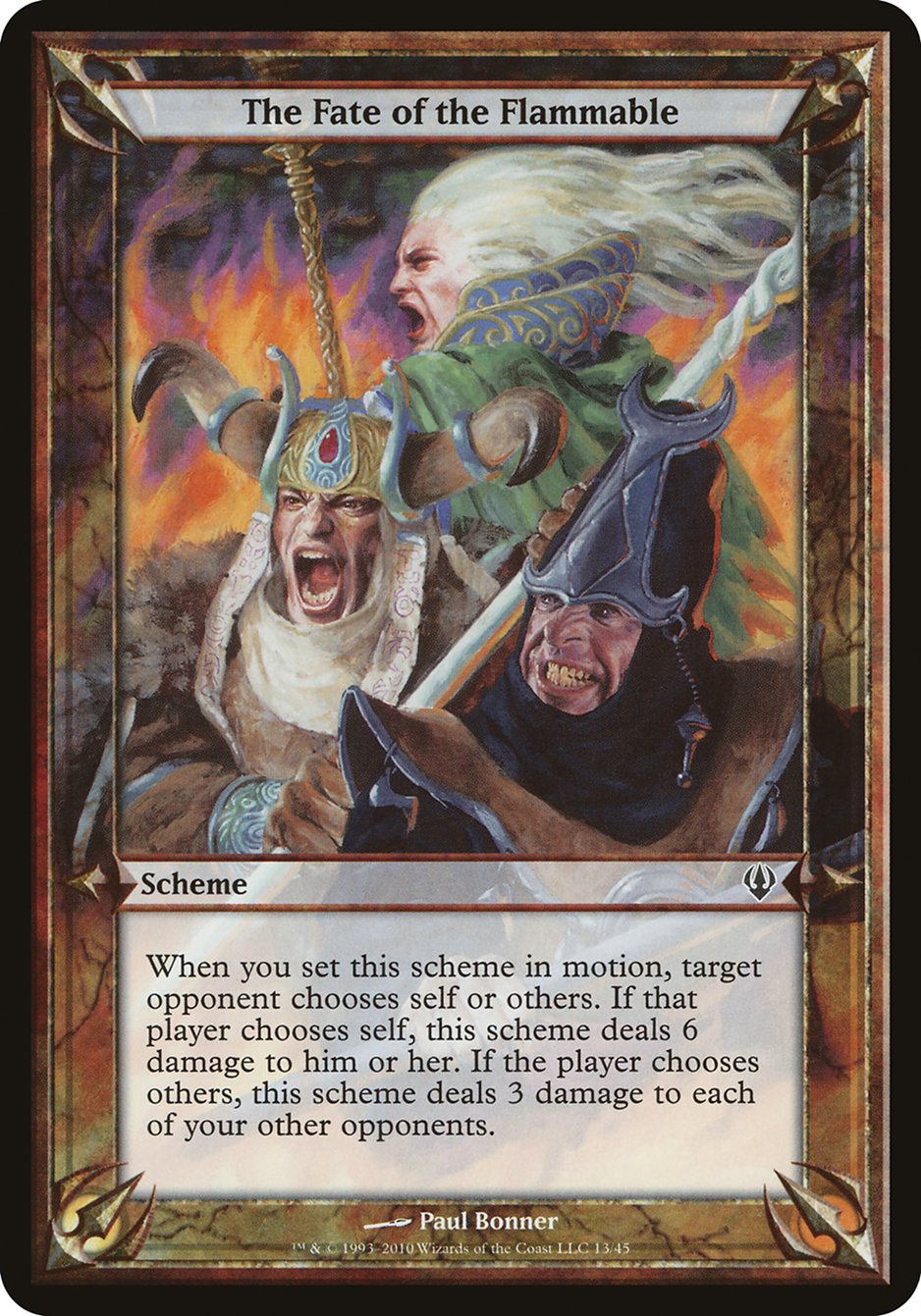 The Fate of the Flammable (Schemes) [Archenemy Schemes] | Shuffle n Cut Hobbies & Games