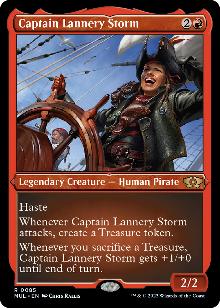 Captain Lannery Storm (Foil Etched) [Multiverse Legends] | Shuffle n Cut Hobbies & Games