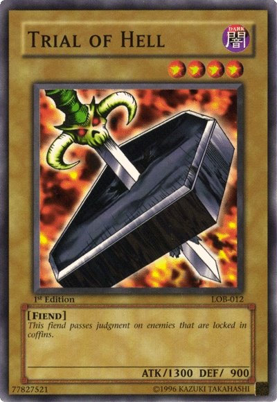 Trial of Hell [LOB-012] Common | Shuffle n Cut Hobbies & Games