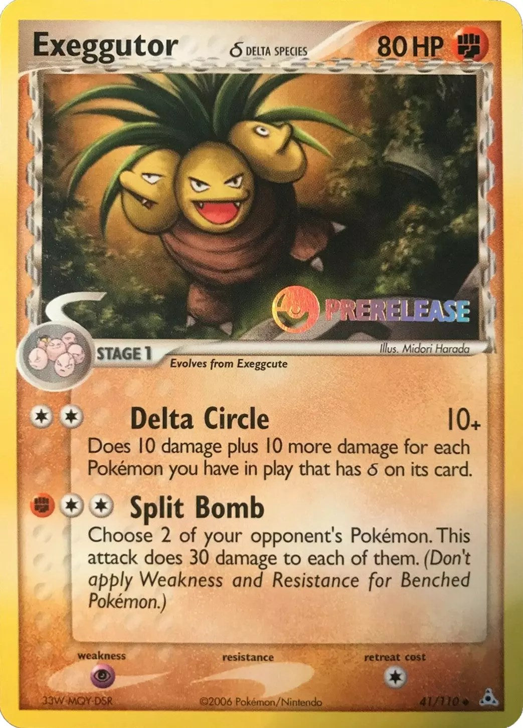 Exeggutor (41/110) (Prerelease) [EX: Holon Phantoms] | Shuffle n Cut Hobbies & Games