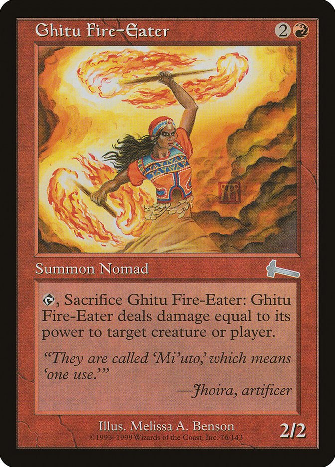 Ghitu Fire-Eater [Urza's Legacy] | Shuffle n Cut Hobbies & Games