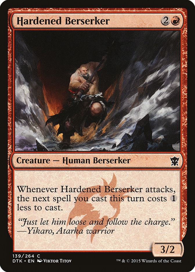 Hardened Berserker [Dragons of Tarkir] | Shuffle n Cut Hobbies & Games