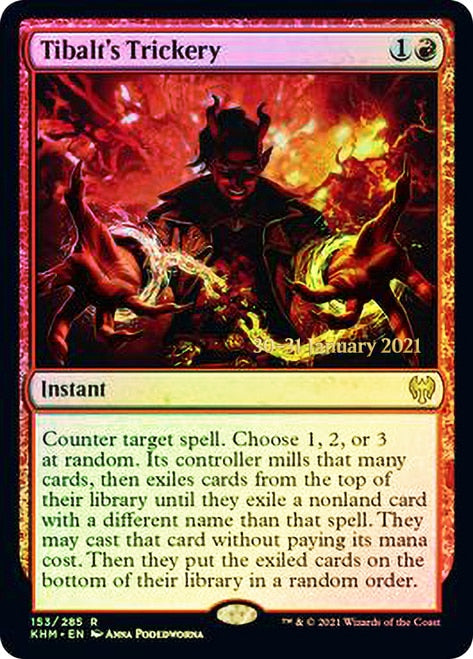 Tibalt's Trickery [Kaldheim Prerelease Promos] | Shuffle n Cut Hobbies & Games
