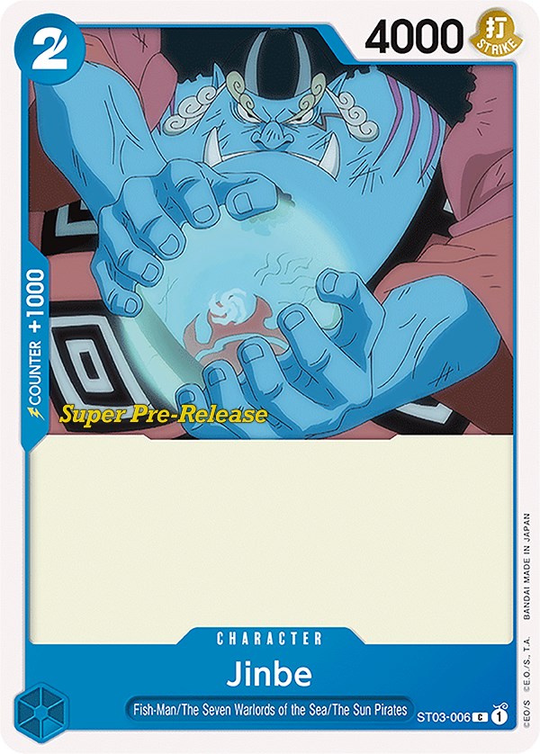 Jinbe [Super Pre-Release Starter Deck: The Seven Warlords of the Sea] | Shuffle n Cut Hobbies & Games