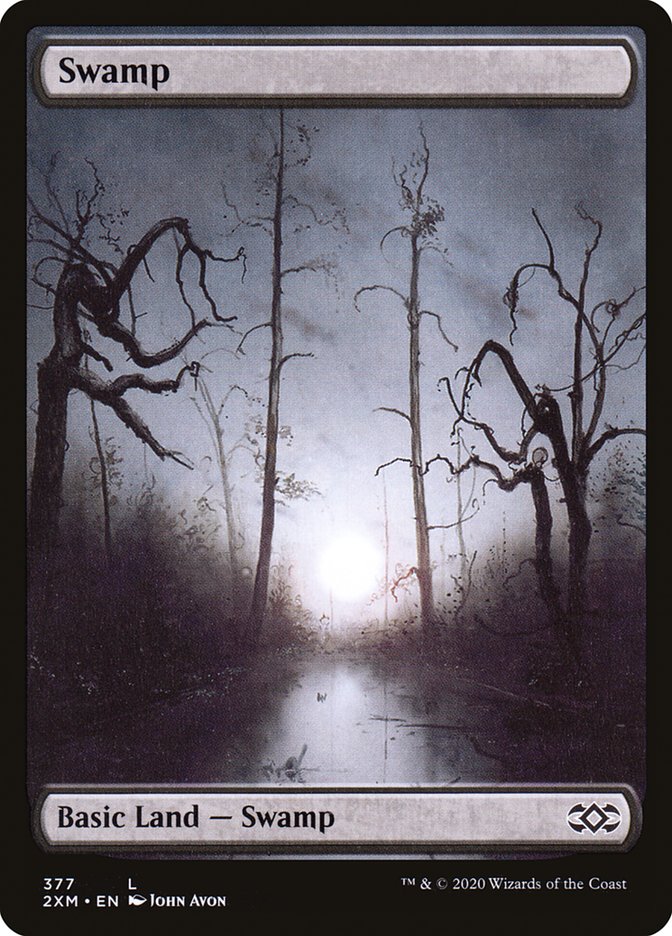 Swamp (377) [Double Masters] | Shuffle n Cut Hobbies & Games