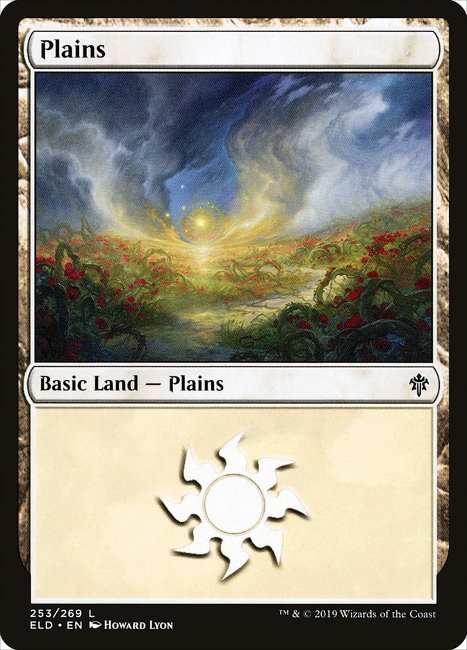 Plains (253) [Throne of Eldraine] | Shuffle n Cut Hobbies & Games