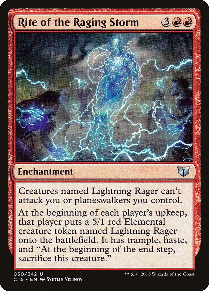 Rite of the Raging Storm [Commander 2015] | Shuffle n Cut Hobbies & Games