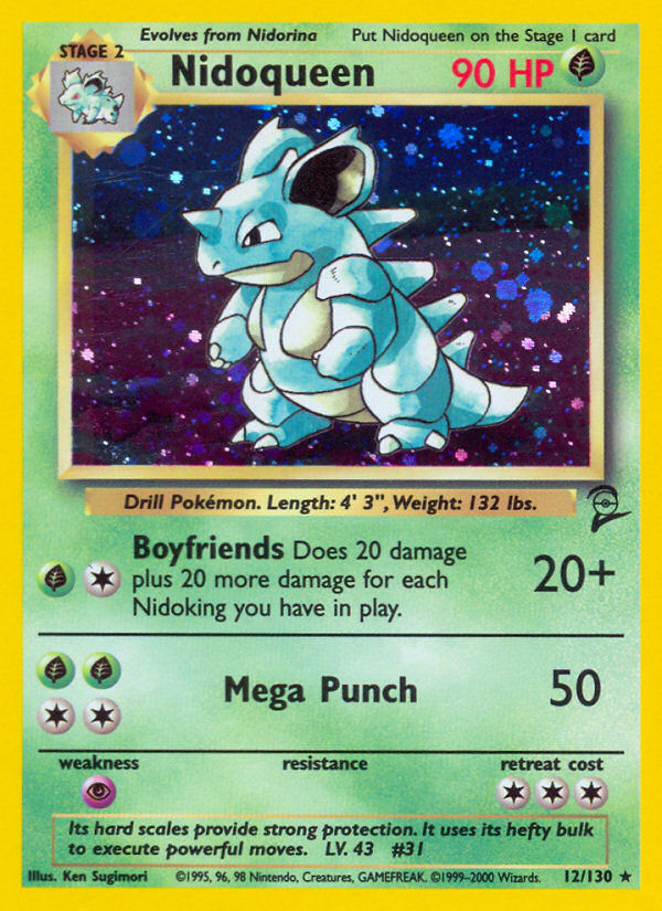 Nidoqueen (12/130) [Base Set 2] | Shuffle n Cut Hobbies & Games