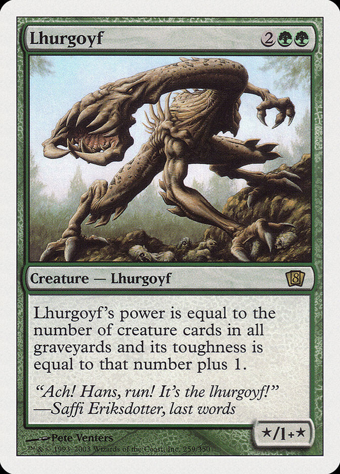 Lhurgoyf [Eighth Edition] | Shuffle n Cut Hobbies & Games