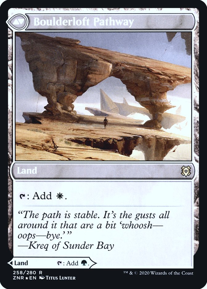 Branchloft Pathway // Boulderloft Pathway [Zendikar Rising Prerelease Promos] | Shuffle n Cut Hobbies & Games