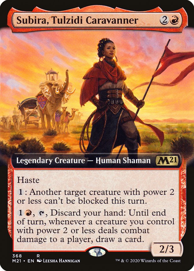 Subira, Tulzidi Caravanner (Extended Art) [Core Set 2021] | Shuffle n Cut Hobbies & Games