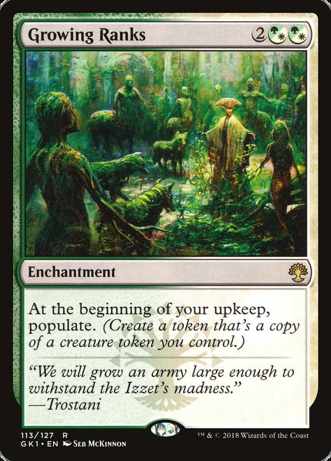 Growing Ranks [Guilds of Ravnica Guild Kit] | Shuffle n Cut Hobbies & Games