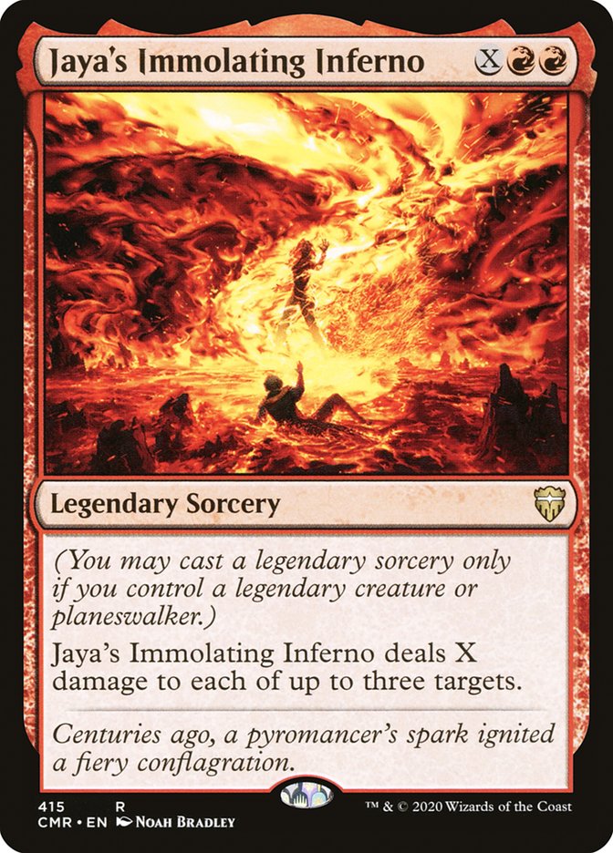 Jaya's Immolating Inferno [Commander Legends] | Shuffle n Cut Hobbies & Games
