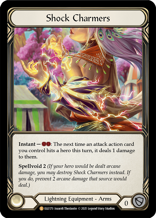Shock Charmers [ELE173] (Tales of Aria)  1st Edition Cold Foil | Shuffle n Cut Hobbies & Games