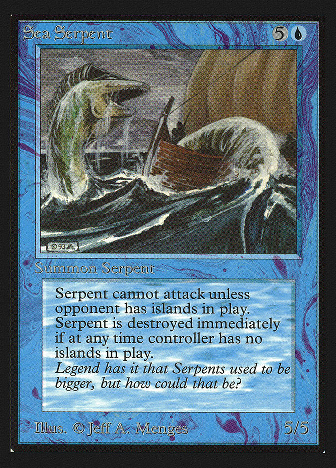 Sea Serpent [International Collectors' Edition] | Shuffle n Cut Hobbies & Games