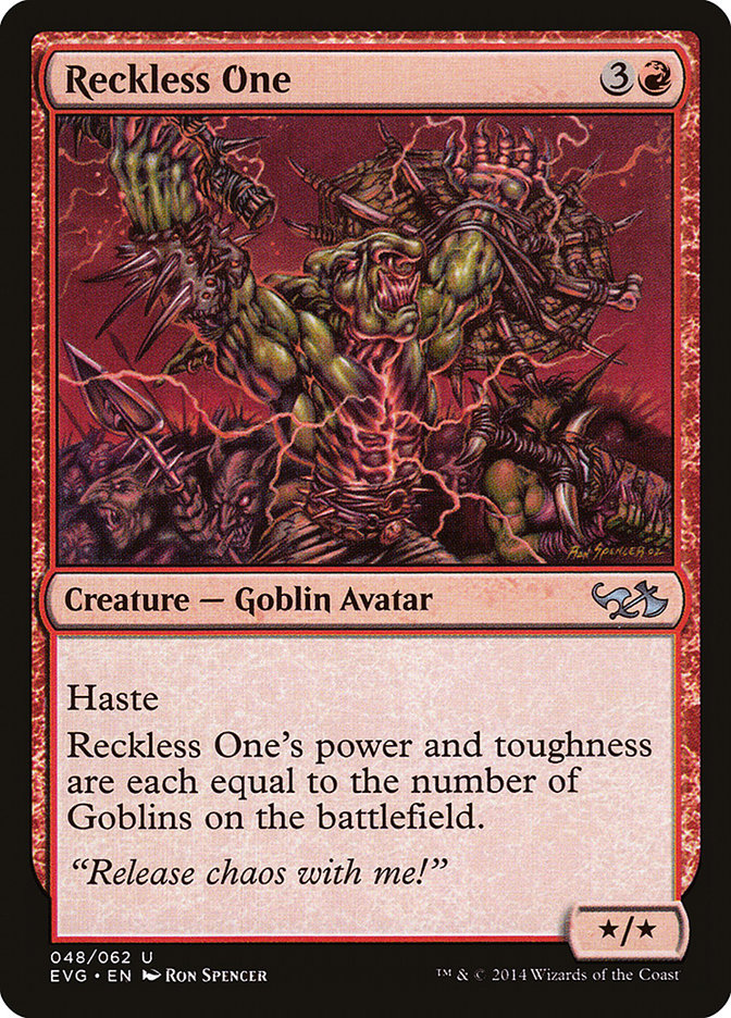 Reckless One (Elves vs. Goblins) [Duel Decks Anthology] | Shuffle n Cut Hobbies & Games