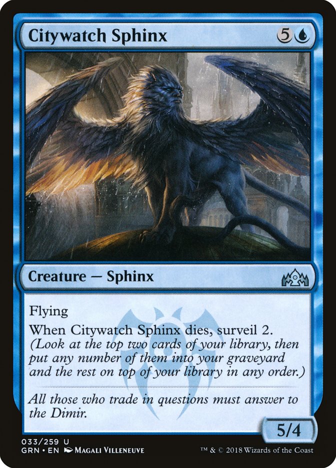 Citywatch Sphinx [Guilds of Ravnica] | Shuffle n Cut Hobbies & Games