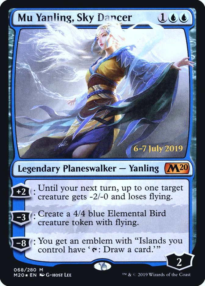 Mu Yanling, Sky Dancer [Core Set 2020 Prerelease Promos] | Shuffle n Cut Hobbies & Games