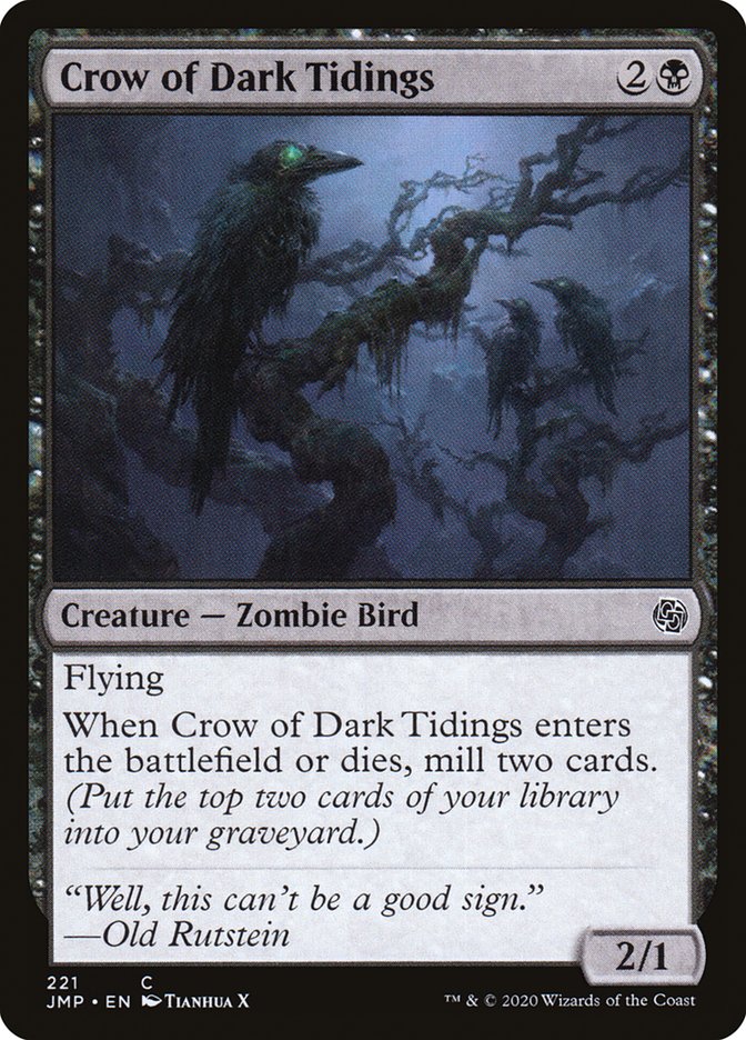 Crow of Dark Tidings [Jumpstart] | Shuffle n Cut Hobbies & Games