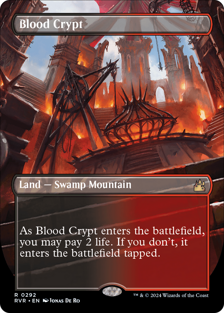 Blood Crypt (Borderless) [Ravnica Remastered] | Shuffle n Cut Hobbies & Games