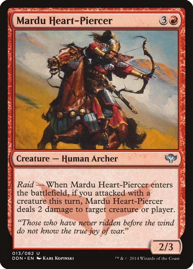 Mardu Heart-Piercer [Duel Decks: Speed vs. Cunning] | Shuffle n Cut Hobbies & Games