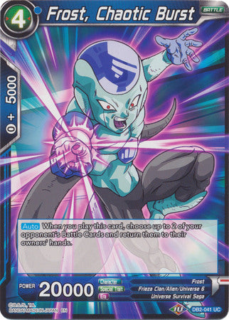 Frost, Chaotic Burst [DB2-041] | Shuffle n Cut Hobbies & Games