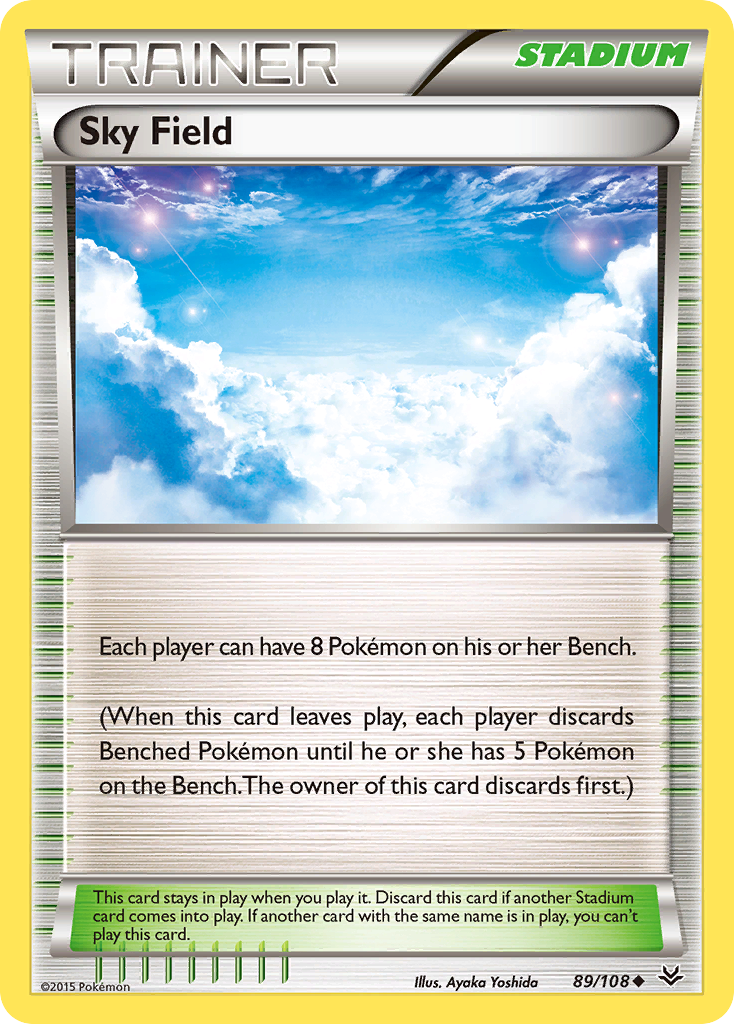 Sky Field (89/108) [XY: Roaring Skies] | Shuffle n Cut Hobbies & Games