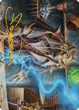 Renari, Merchant of Marvels Art Card (Gold-Stamped Signature) [Commander Legends: Battle for Baldur's Gate Art Series] | Shuffle n Cut Hobbies & Games
