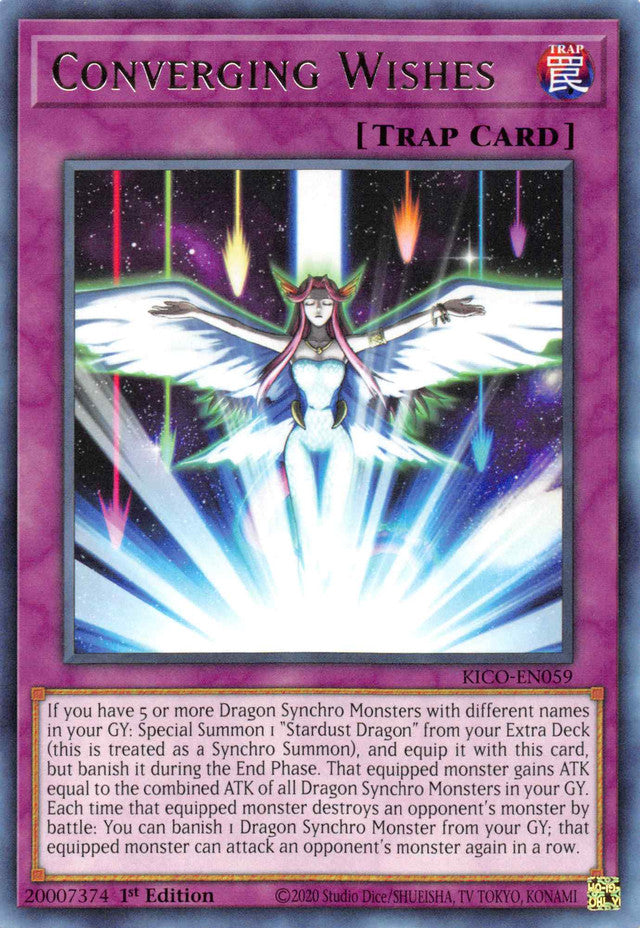 Converging Wishes [KICO-EN059] Rare | Shuffle n Cut Hobbies & Games