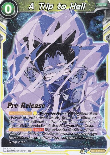 A Trip to Hell (BT14-118) [Cross Spirits Prerelease Promos] | Shuffle n Cut Hobbies & Games