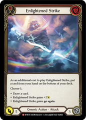 Enlightened Strike [WTR159] Unlimited Edition Rainbow Foil | Shuffle n Cut Hobbies & Games