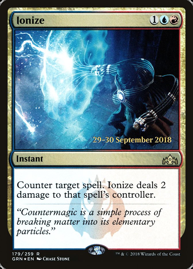 Ionize [Guilds of Ravnica Prerelease Promos] | Shuffle n Cut Hobbies & Games