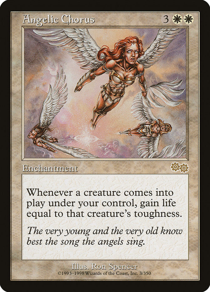 Angelic Chorus [Urza's Saga] | Shuffle n Cut Hobbies & Games