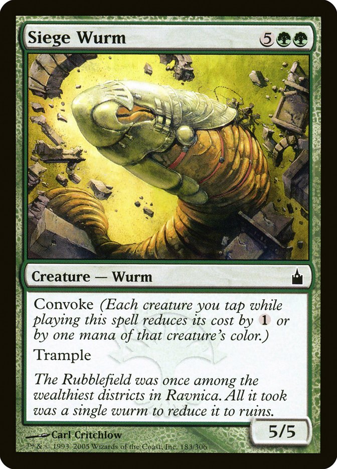 Siege Wurm [Ravnica: City of Guilds] | Shuffle n Cut Hobbies & Games