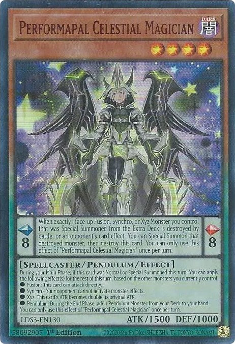 Performapal Celestial Magician (Red) [LDS3-EN130] Ultra Rare | Shuffle n Cut Hobbies & Games