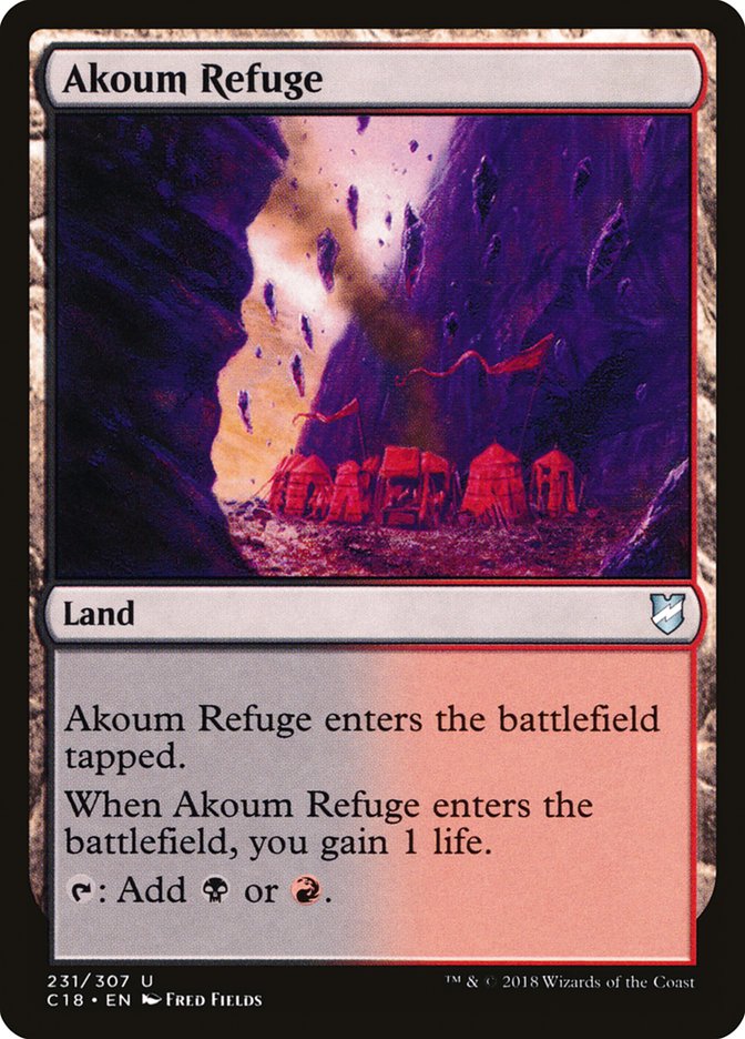 Akoum Refuge [Commander 2018] | Shuffle n Cut Hobbies & Games