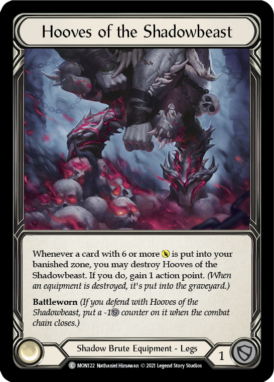 Hooves of the Shadowbeast [MON122] 1st Edition Normal | Shuffle n Cut Hobbies & Games