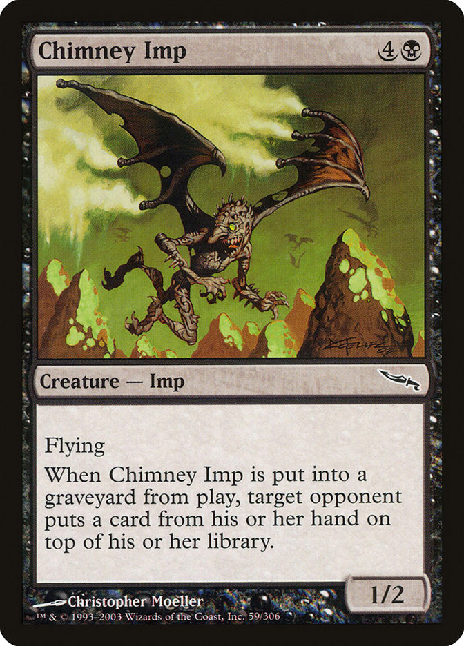 Chimney Imp [Mirrodin] | Shuffle n Cut Hobbies & Games