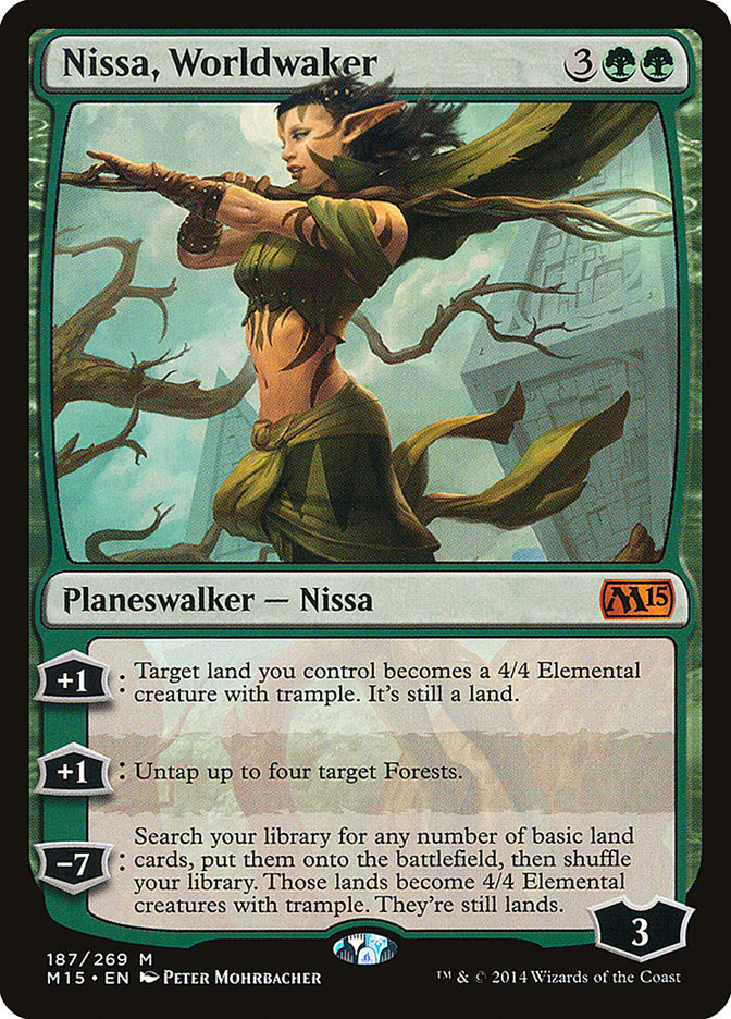 Nissa, Worldwaker [Magic 2015] | Shuffle n Cut Hobbies & Games