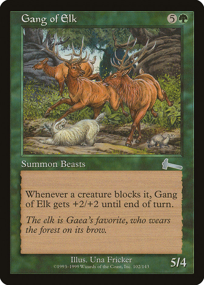 Gang of Elk [Urza's Legacy] | Shuffle n Cut Hobbies & Games