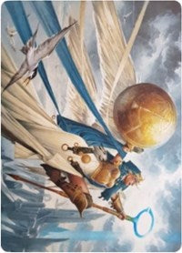 Linvala, Shield of Sea Gate Art Card [Zendikar Rising Art Series] | Shuffle n Cut Hobbies & Games