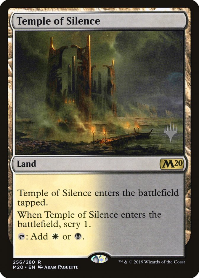 Temple of Silence (Promo Pack) [Core Set 2020 Promos] | Shuffle n Cut Hobbies & Games