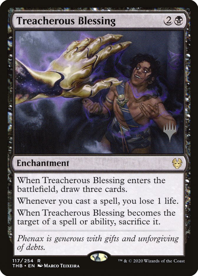 Treacherous Blessing (Promo Pack) [Theros Beyond Death Promos] | Shuffle n Cut Hobbies & Games